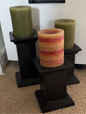 Bombay Black Candle Holders